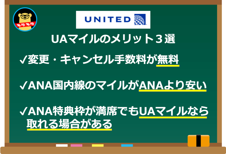 UAマイル メリット
